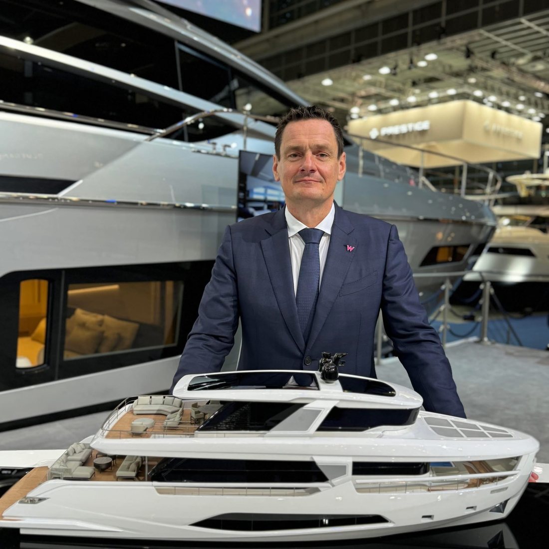 Tomek Wrzesinski, founder of W Yachts, independent motor-yacht broker in Monaco